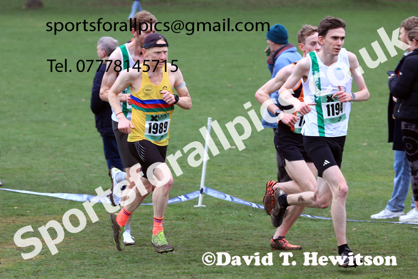 Senior Mens 2026 UK CAU Inter Counties Cross Country, Wollaton Park, Nottingham. Photo: David T. Hewitson/Sports for All Pics